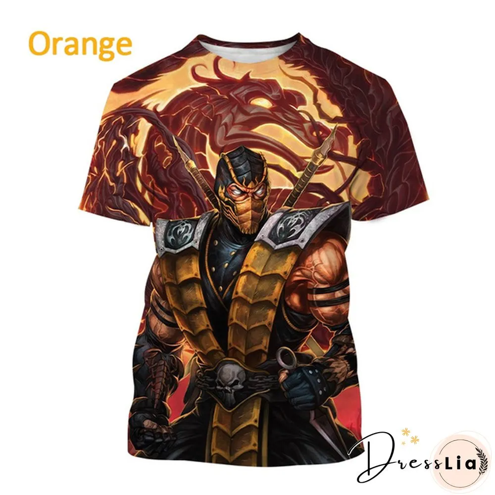 New Mens Fashion Print T-Shirt