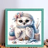 (Multi-Style) Sewing Machine Owl-11CT Stamped Cross Stitch 40*40cm/15.75*15.75in