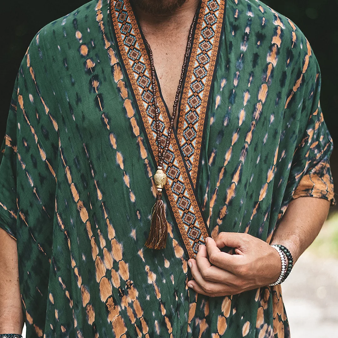 Ethnic Linen Cardigan-inspireuse