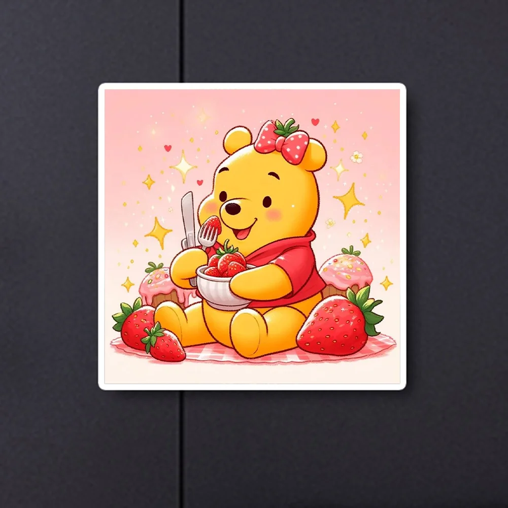 Full Round Diamond Painting 30*30cm - Winnie The Pooh And Strawberry