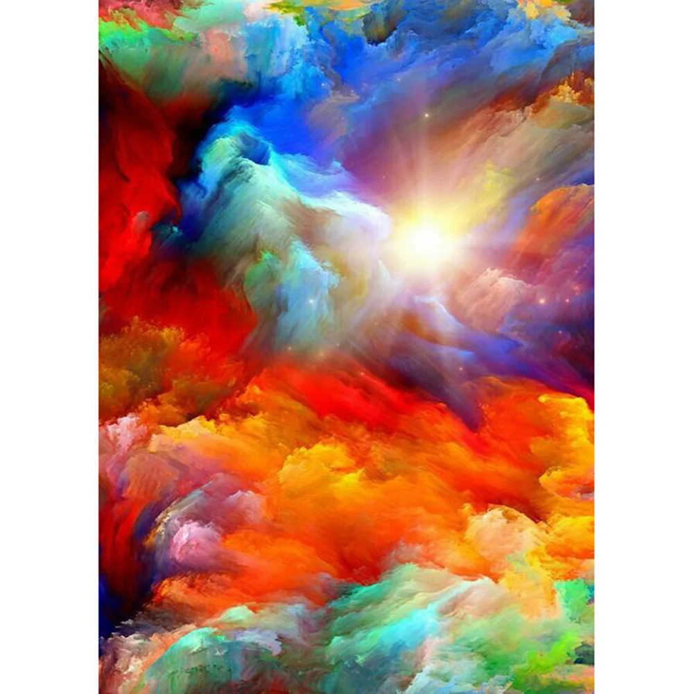 Rainbow Clouds - Full Round - Diamond Painting(30*40cm)