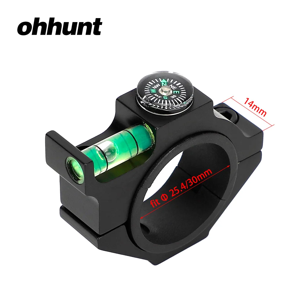 ohhunt® 25.4 30mm 34mm Scope Bubble Level with Compass