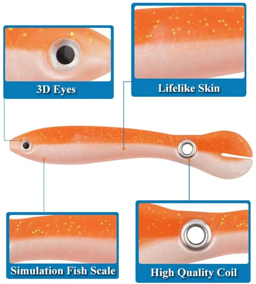 Soft Bionic Loach Fishing Lure (5 Pcs)