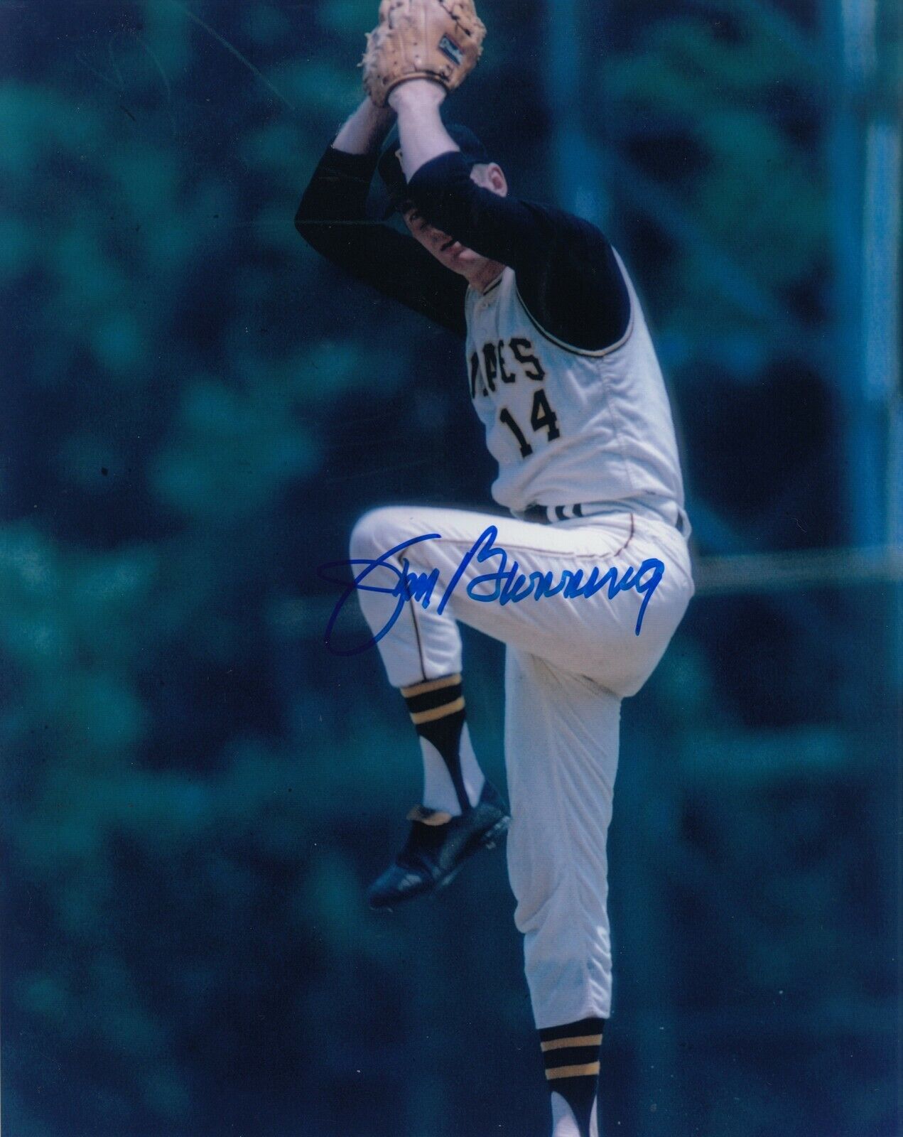 Jim Bunning #0 8x10 Signed Photo Poster painting w/ COA Pittsburgh Pirates