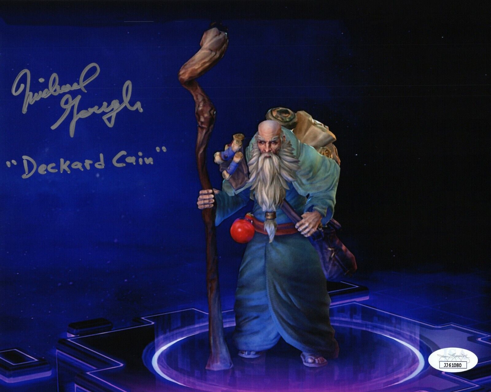 MICHAEL GOUGH Authentic Hand-Signed DIABLO - Deckard Cain