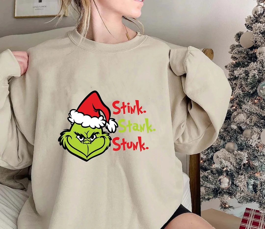 Christmas Stink Stank Stunk Crewneck