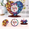 DIY Wooden Flowers Desktop Diamond Art Ornament Kits