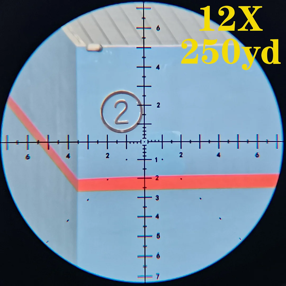 ohhunt® LR FFP 1.5-12X28 IR Scope,Glass Etched Reticle,Red Illumination,Turrets Lock Reset