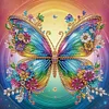 (US Local)4Pack Butterfly-Crystal Rhinestone Diamond Painting(30x30cm)