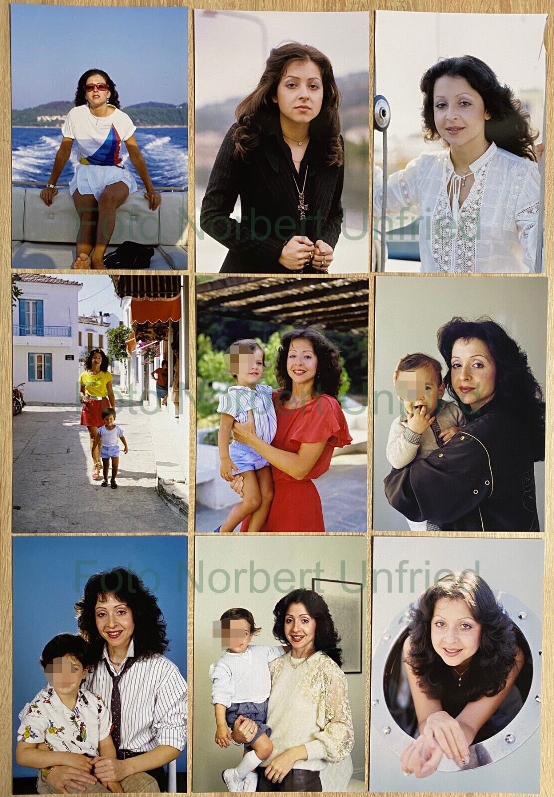 9x Vicky Leandros Photo Poster painting 20 x 30 cm A4 Poster Format without Autograph (Plakat-60