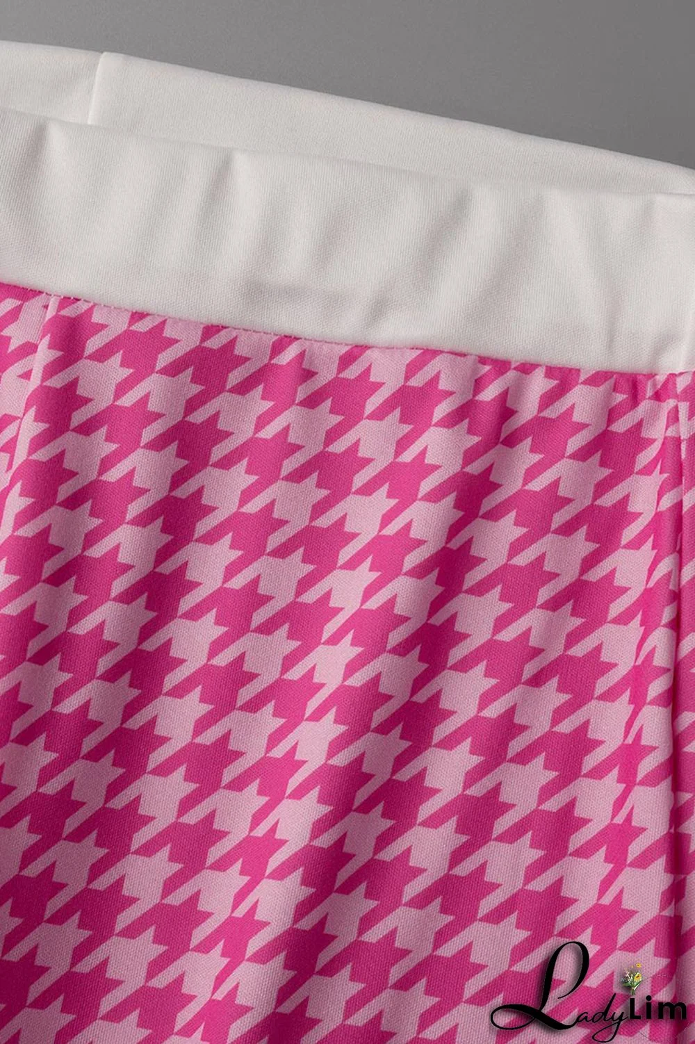 Black Sexy Print Bandage Split Joint V Neck Half Sleeve Two Pieces