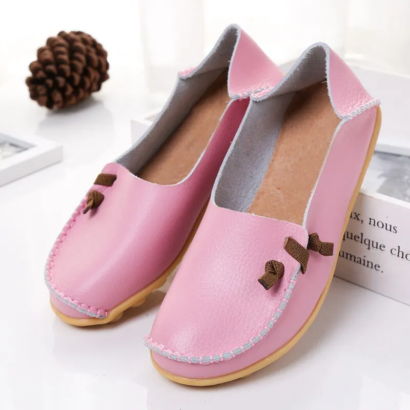 New Fashion Women Flat Shoes Round Head High Quality Mother Shoes Ballet Comfortable Candy Colors Ladies Footwear Zapatos Mujer