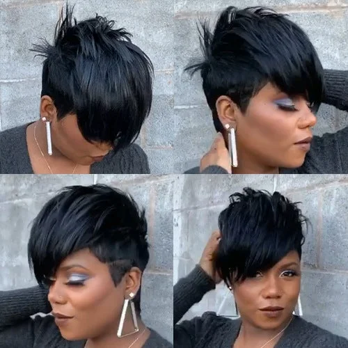 New Wig Short Hair Female High Temperature Silk Chemical Fiber Headgear-Hoverseek