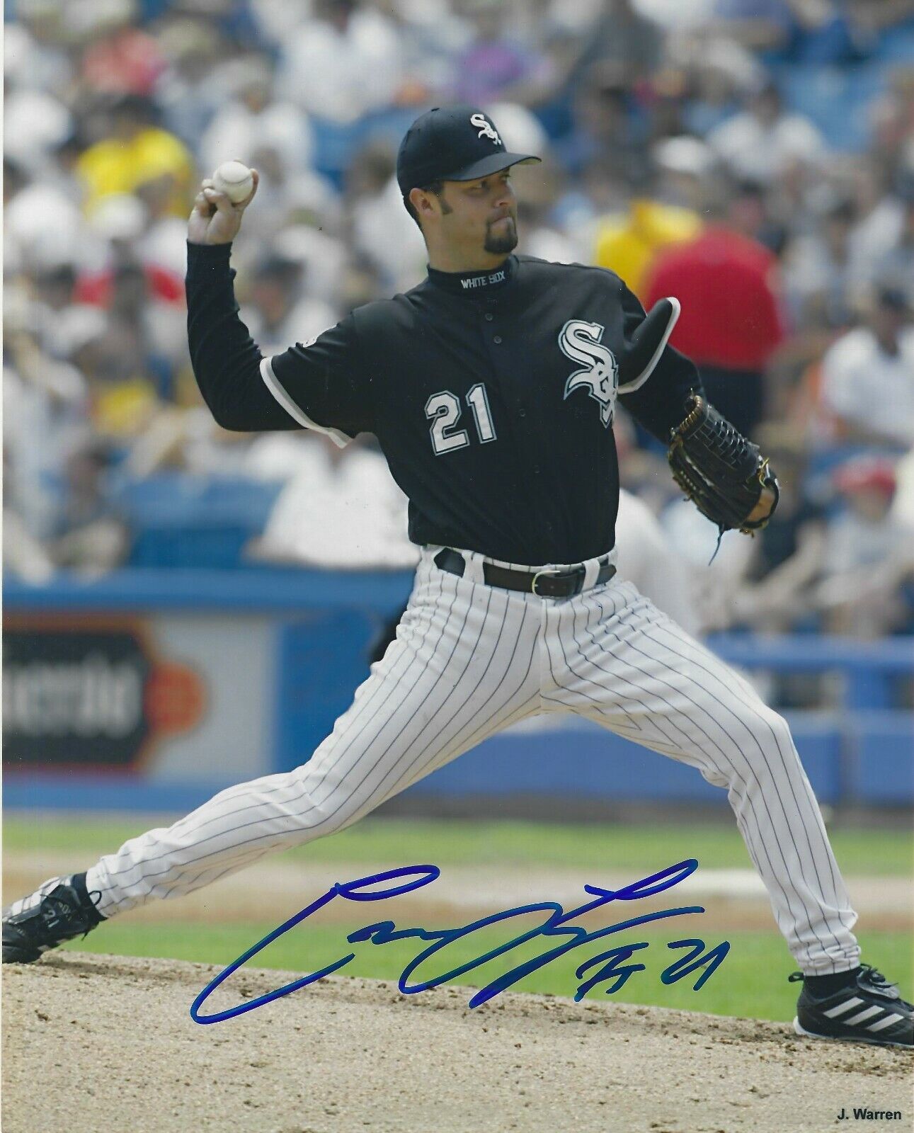 Signed 8x10 ESTEBAN LOAIZA Chicago White Sox Autographed Photo Poster painting - COA