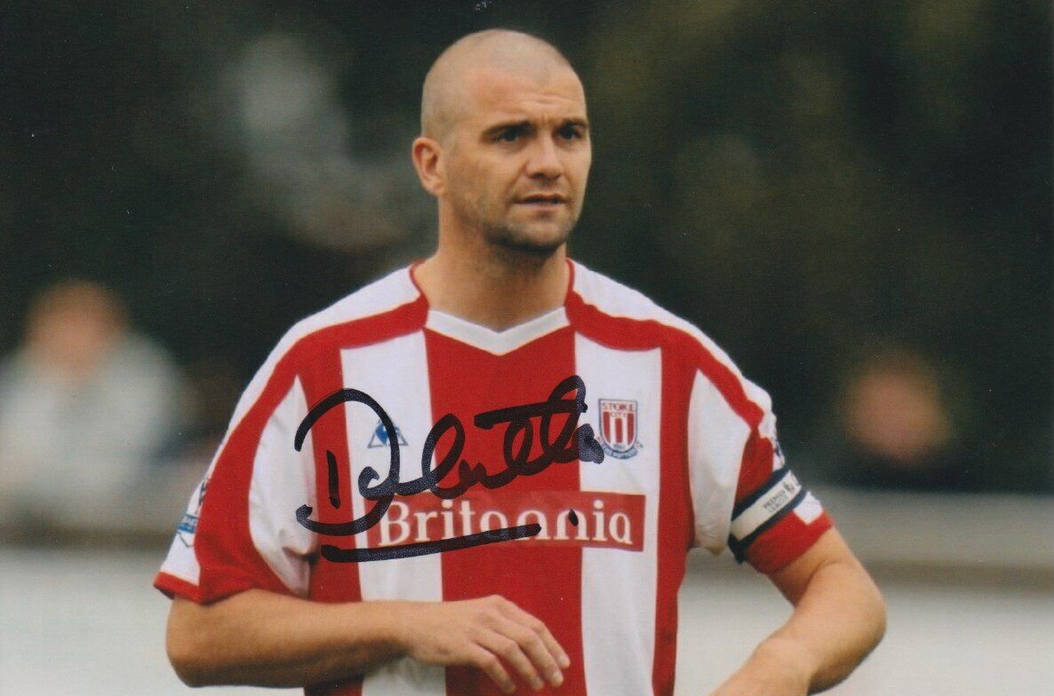 Dominic Matteo Hand Signed 6x4 Photo Poster painting Stoke City Autograph