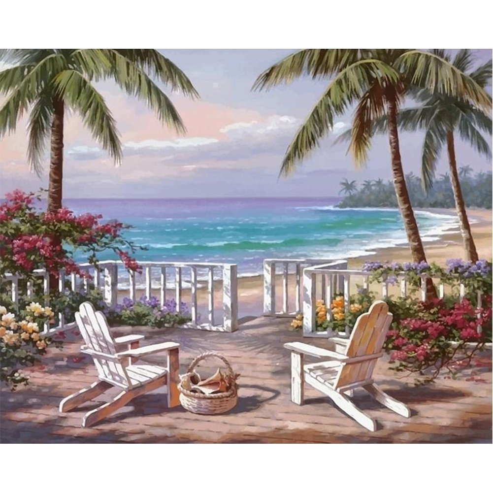 

Seascape - Round Drill Diamond Painting - 50*40CM, 501 Original