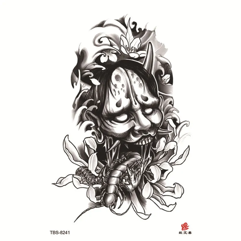 Tattoo Sticker Flower Temporary Sleeve Tattoo Waterproof Sexy Body Art Fashion