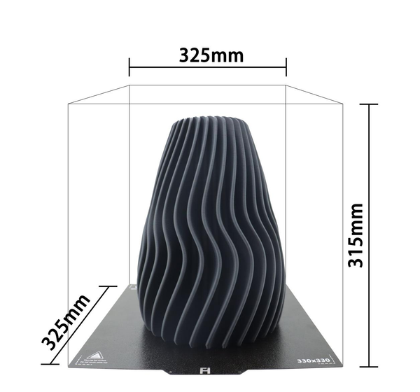 起迪MAX3超大成型尺寸展示