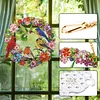 DIY Diamond Painting Kit Garden Wreath Bluebird 9.45x9.45in