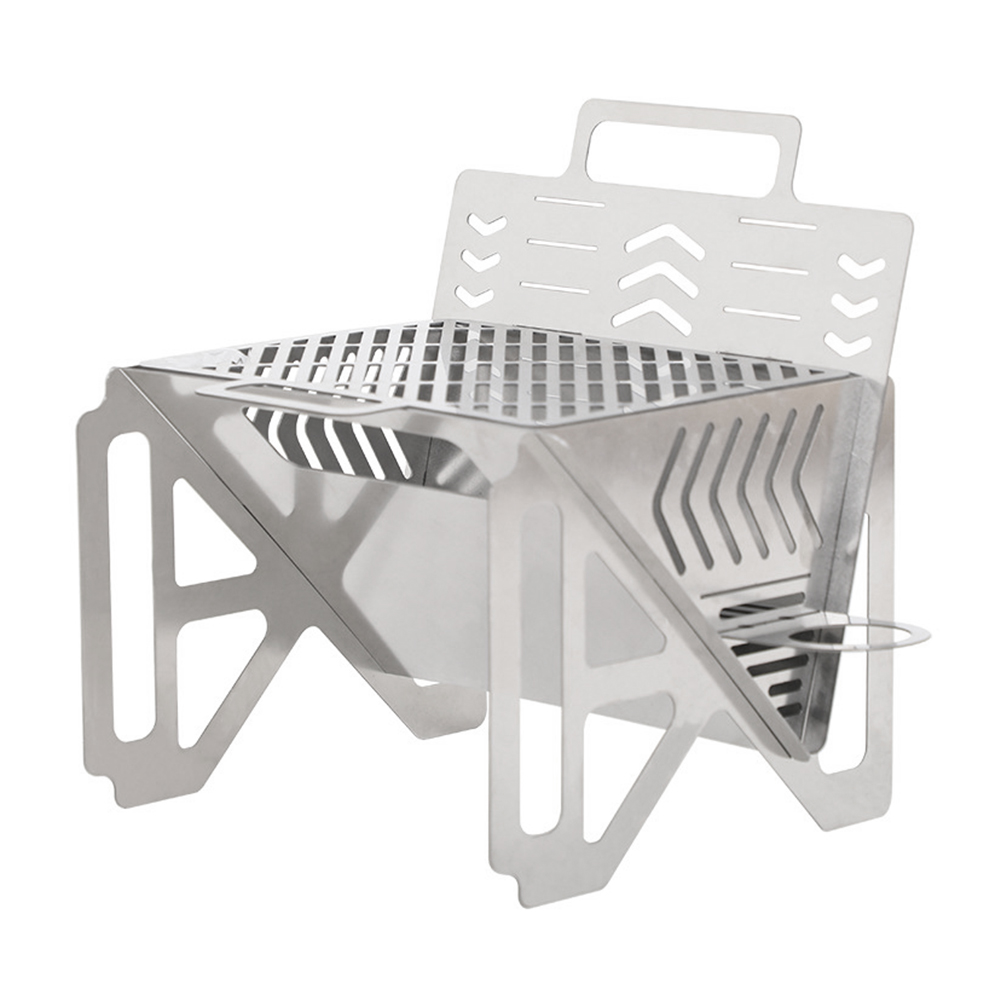 

Portable Camping BBQ Grill Stainless Steel Detachable Campfire Picnic Stove, 501 Original