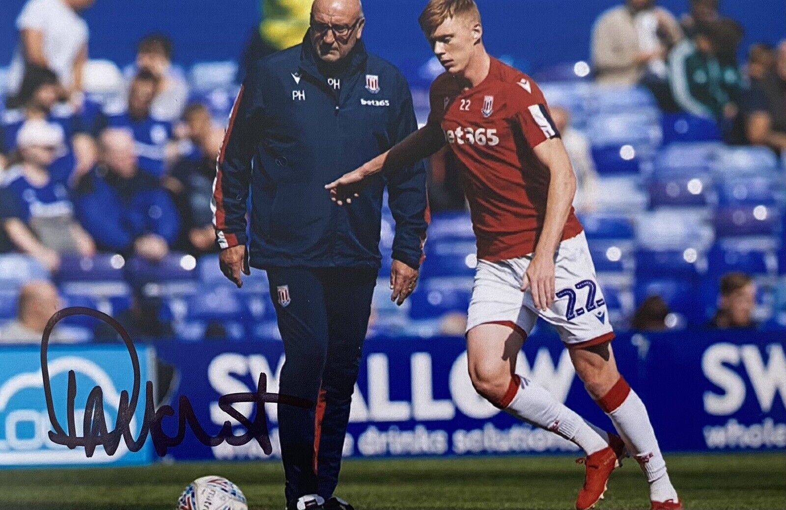 Paul Hart Genuine Hand Signed Stoke City 6X4 Photo Poster painting