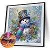 Snowman - Crystal Rhinestone Diamond Painting