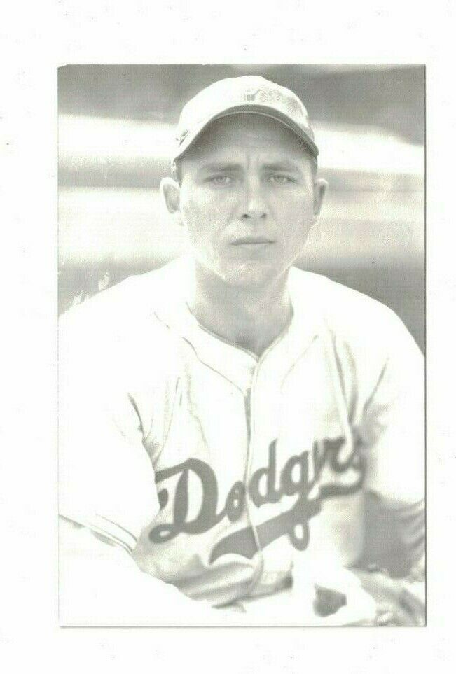 Vintage Gil Hodges Brooklyn Dodgers 4x6 Kodak Photo Poster painting Postcard RH2