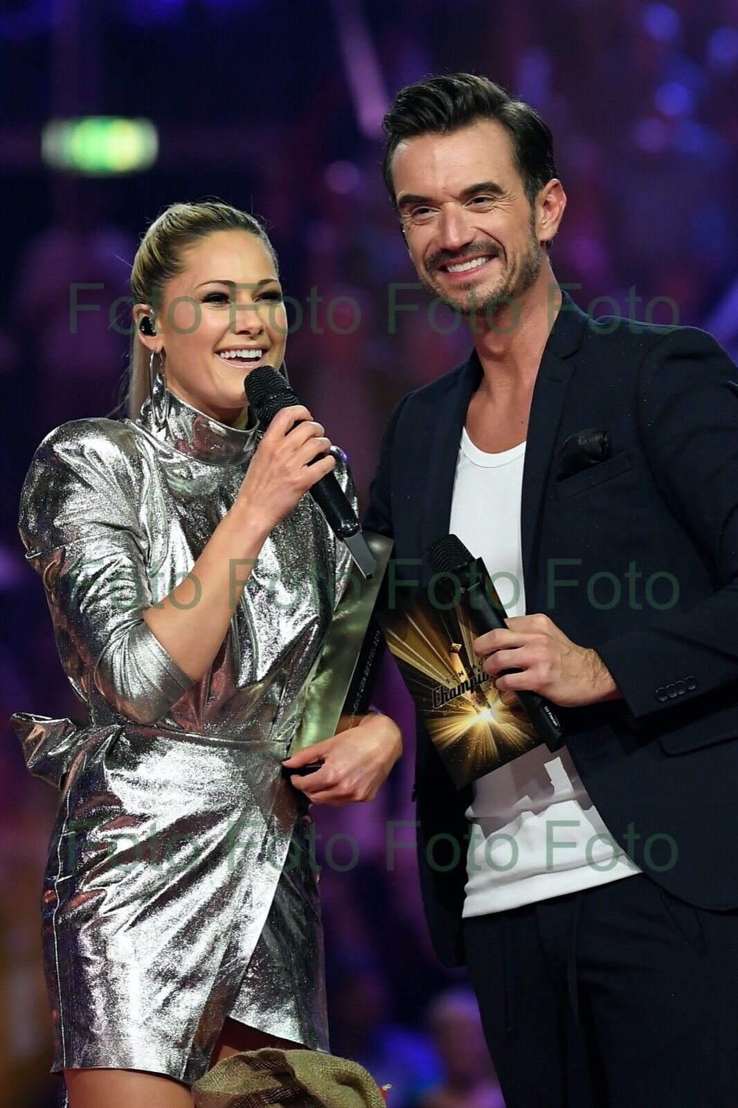 Helene Fischer - Florian Silbereisen Foto 20 x 30 cm ohne Autogramm (Be-10