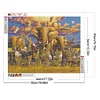 Diamond Painting-DIY Full Round Drill Tropical Animal(50x40cm)
