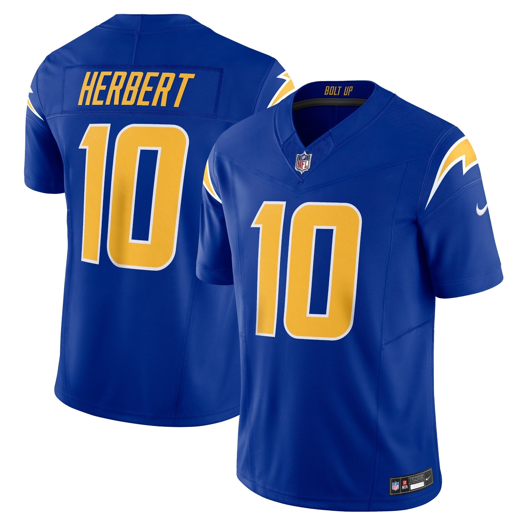 Justin Herbert Los Angeles Chargers Nike Vapor F.U.S.E. Limited Jersey - Royal mysite
