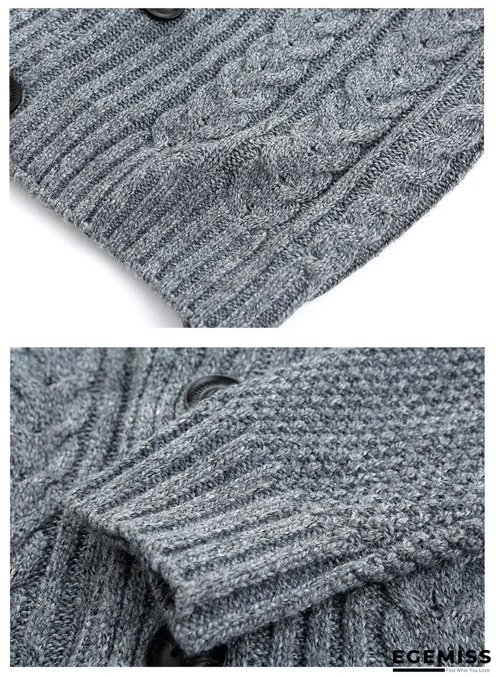 Men Casual Warm Men's High Quality Fashion Cardigan V-neck knitting Sweaters Coat | EGEMISS