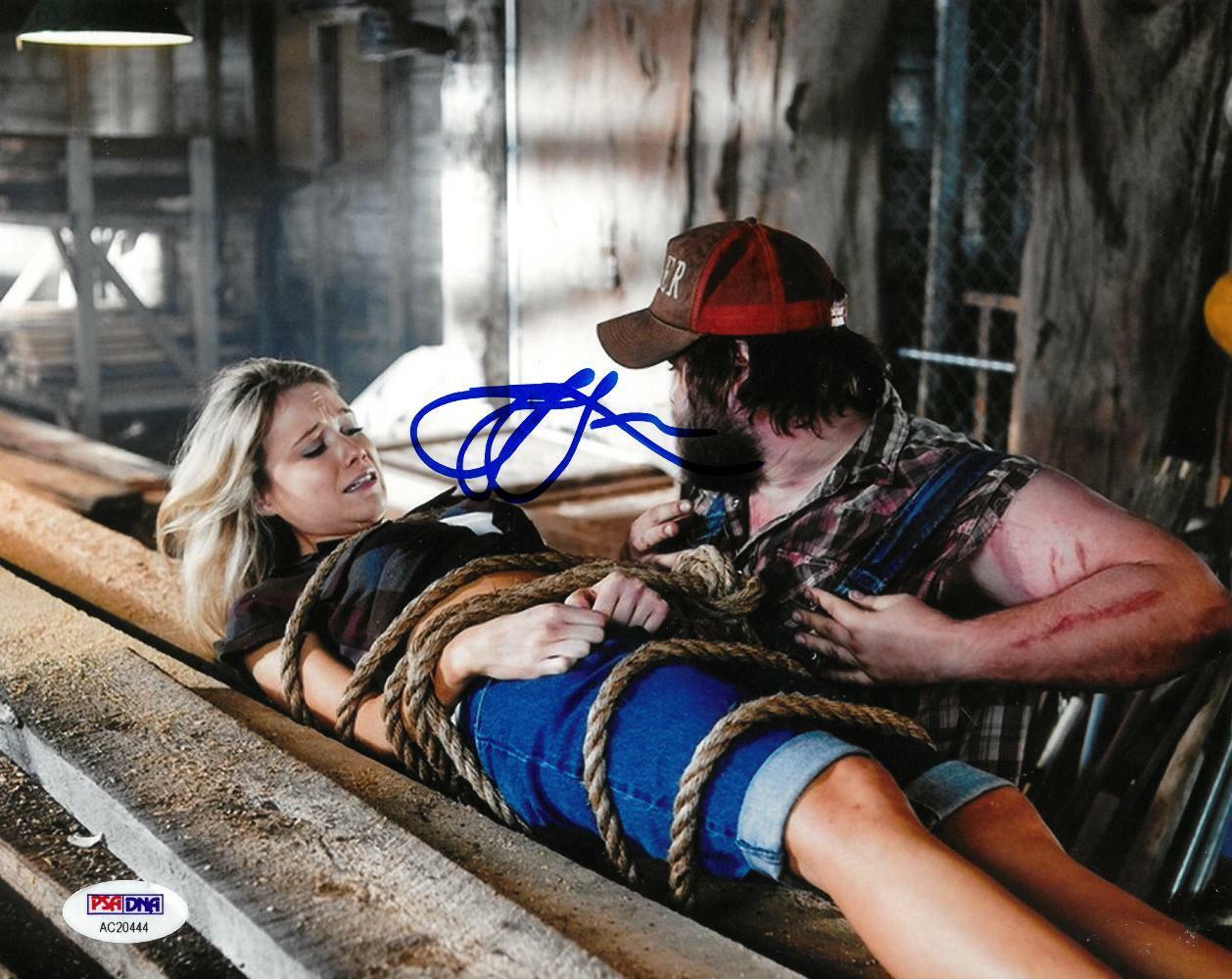 Tyler Labine Signed Tucker & Dale Vs Evil Autographed 8x10 Photo Poster painting PSA/DNA#AC20444