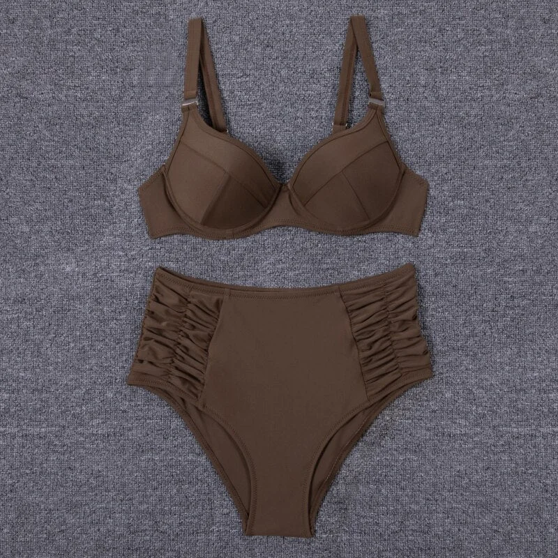 Swimwear Women Swimsuit Push Up Sexy Bikini 2021 Print Bikini Set Bathing Suit Two Piece Brazilian Beachwear Biquini Swimming XL