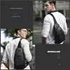 BAIGIO Sling Bag for Men Anti Theft Crossbody Chest Bag Small Shoulder Bag Lightweight Water Resistant Cross Body Daypack for School Hiking Sports Travel Black