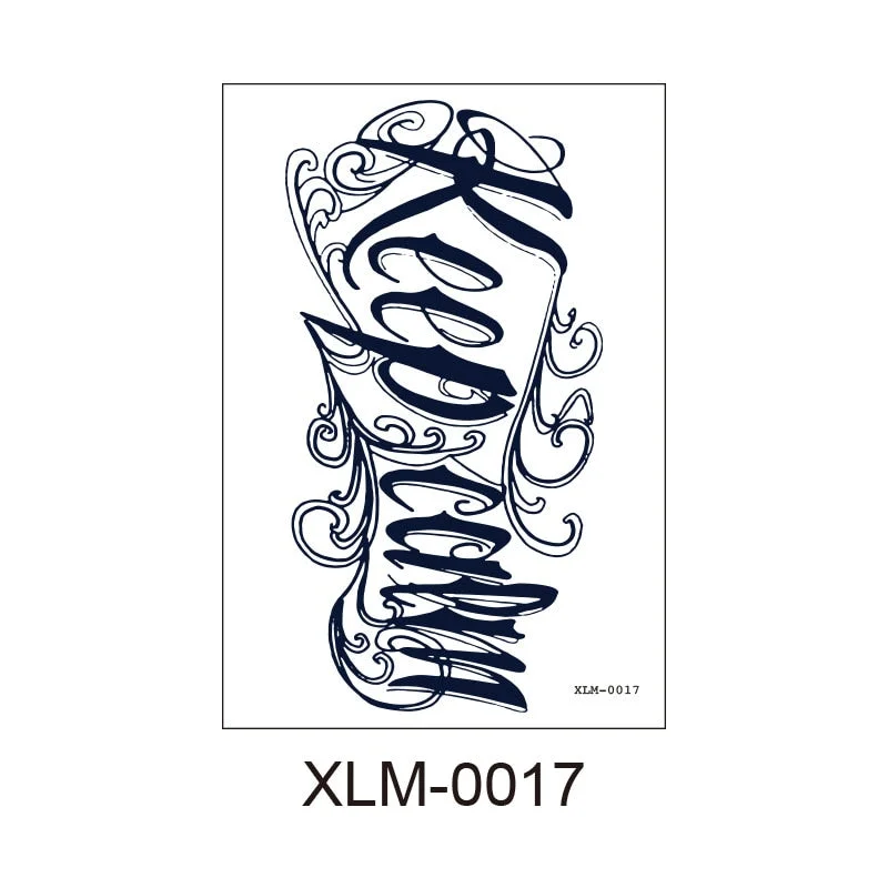 Juice Tattoo Sticker Simple Semi-permanent Imitation Tattoo Tattoo Sticker Personality Flower Arm Big Picture Sticker