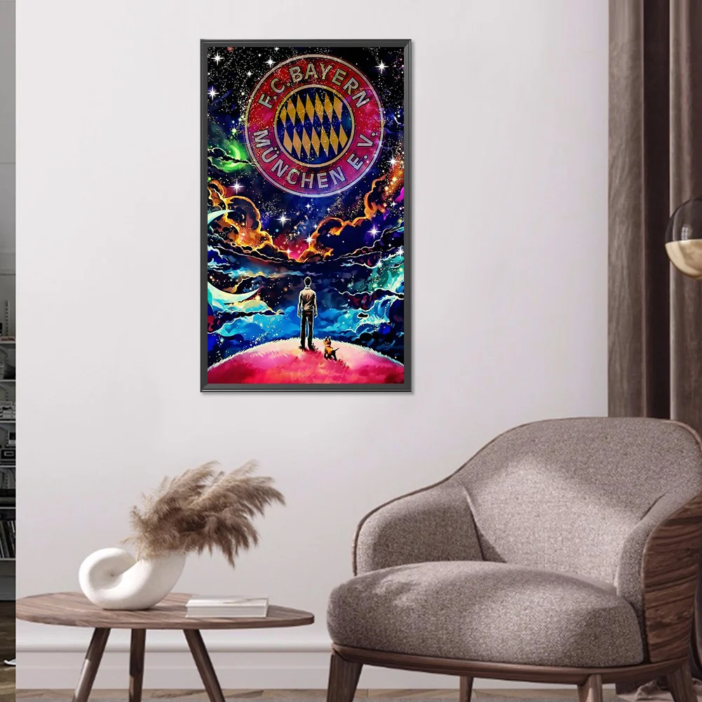 Diamond Painting - Full Round Drill - Bayern Munich Team(30*50cm)