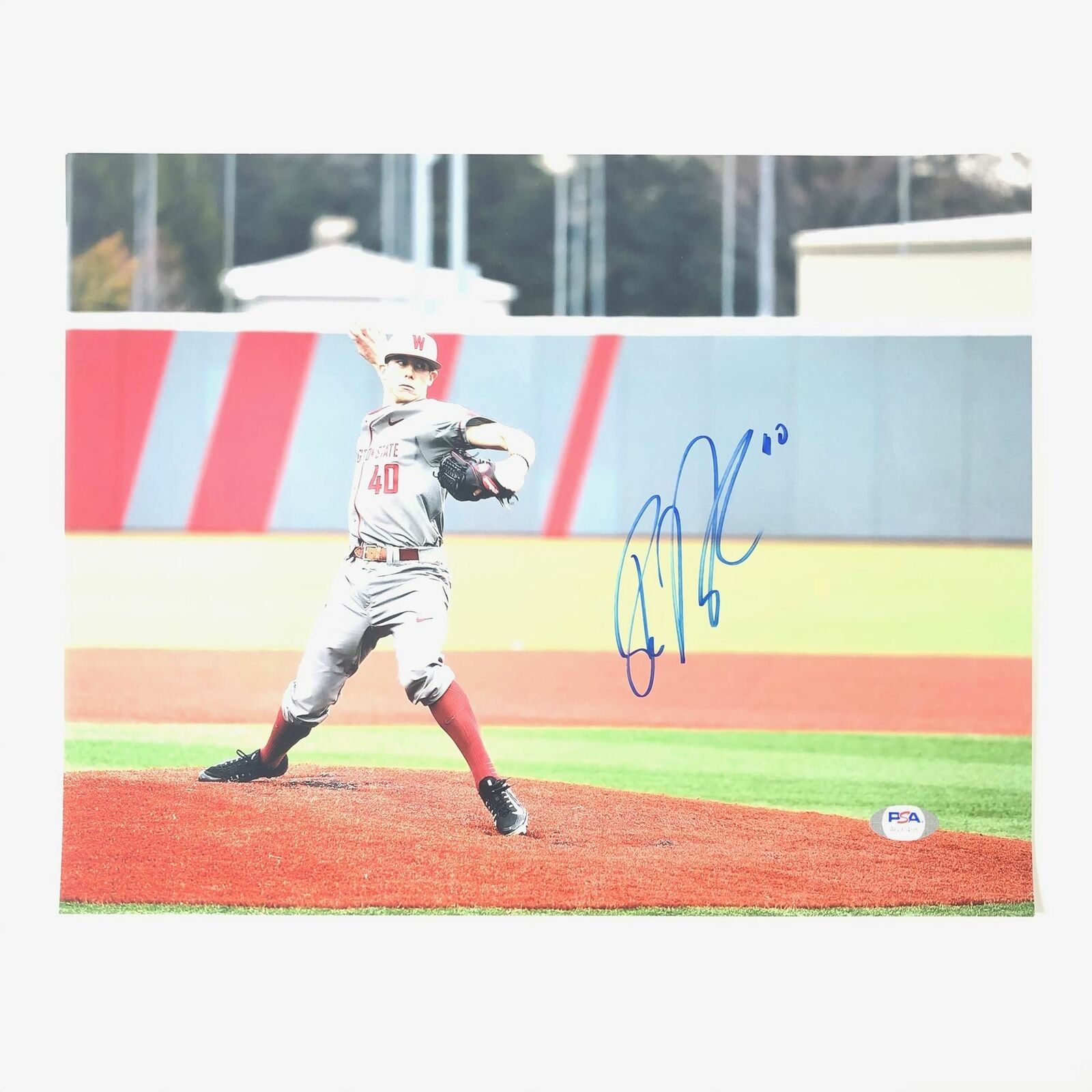 Ian Hamilton signed 11x14 Photo Poster painting PSA/DNA WSU Cougars autographed