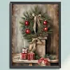 Christmas Wreath-11CT Stamped Cross Stitch 40*53cm/15.75*20.87in tapestrymarket