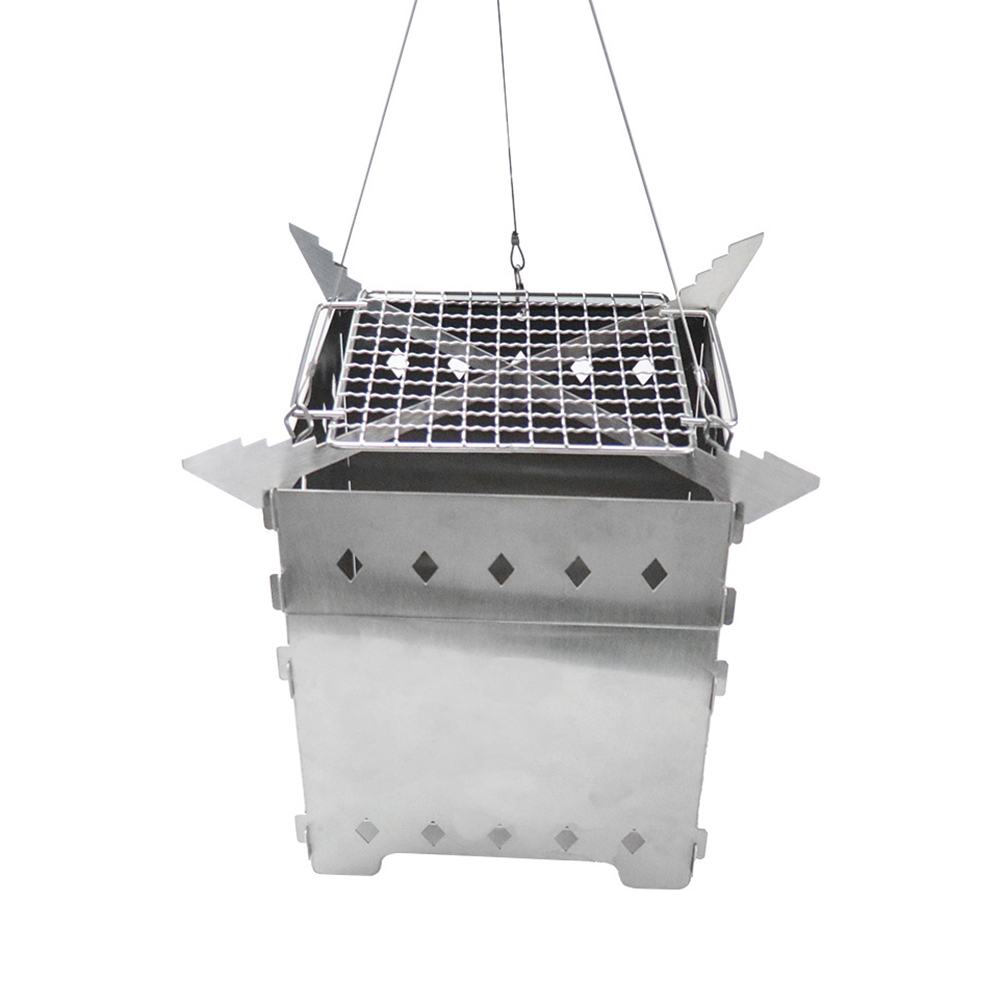 

Camping Hanging Stove Stainless Outdoor Hiking BBQ Picnic Grill Equipment, 501 Original