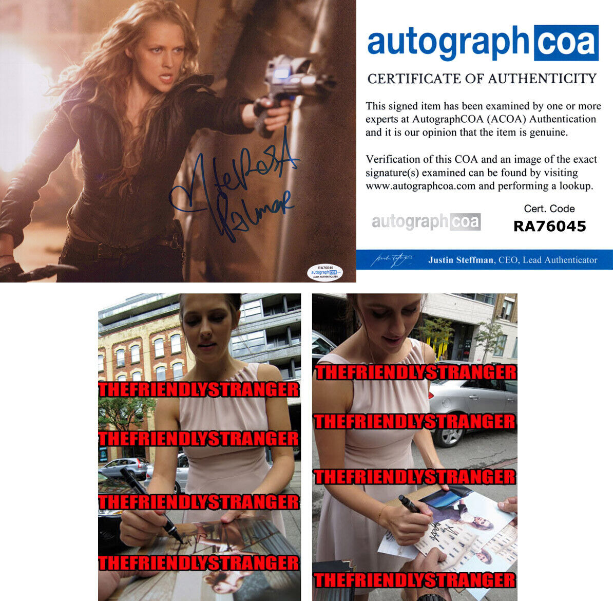 TERESA PALMER signed Autographed I AM NUMBER FOUR