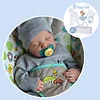 [Heartbeat💖 & Sound🔊] 20'' Real Lifelike Sleeping Carley, Realistic Soft Silicone Boy Baby Dolls Toy - RBBI-Myrebornbabydoll&reg; Myrebornbabydoll&reg;