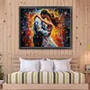 uk.everydayedeals (Limited Stock)Cross Stitch - 14ct Stamped - Tomber amoureux (63*52cm)