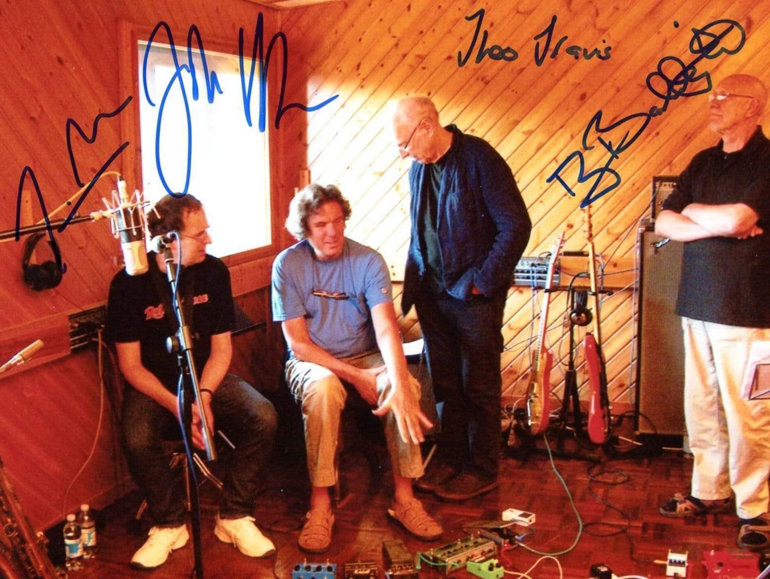 Soft Machine ROCK and JAZZ BAND autographs, signed Photo Poster painting