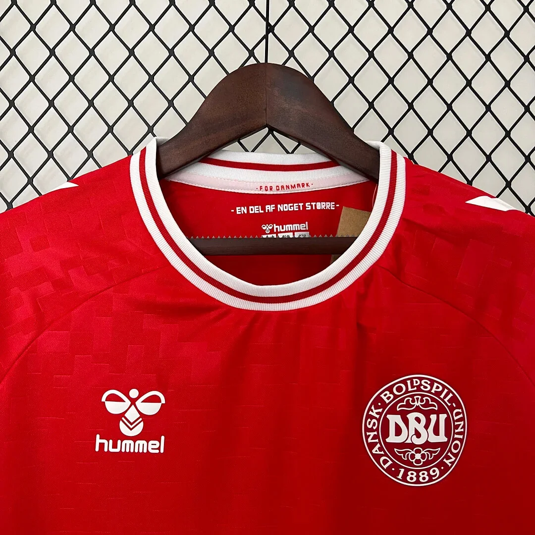 2024 Denmark National Team Home Football Shirt 1:1 Thai Quality