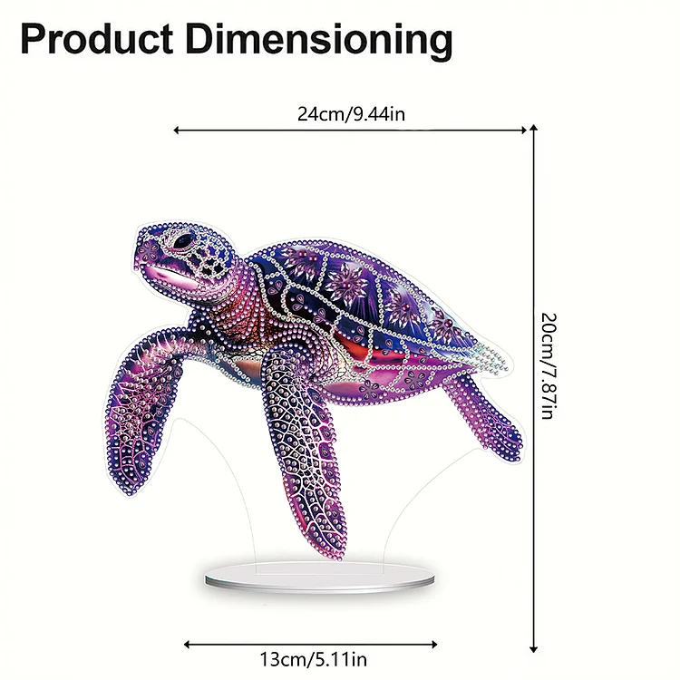 5D Diamond Painting Large and Small Sea Turtles Kit