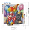 Diamond Painting-5D Full Round Drill Clown(40*40 CM)