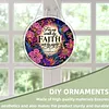 Diamond Painting Acrylic Single-Sided Drill Faith Hummingbird Sign Pendant for Home Decor