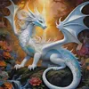 (Multi-Style) Dragon-11CT Stamped Cross Stitch 50*50cm tapestrymarket