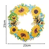 DIY Butterfly Bird Flower Bee Diamond Painting Crystal Hanging Wreath