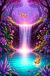 Luxury AB Velvet Diamond Painting Kit - Landscape